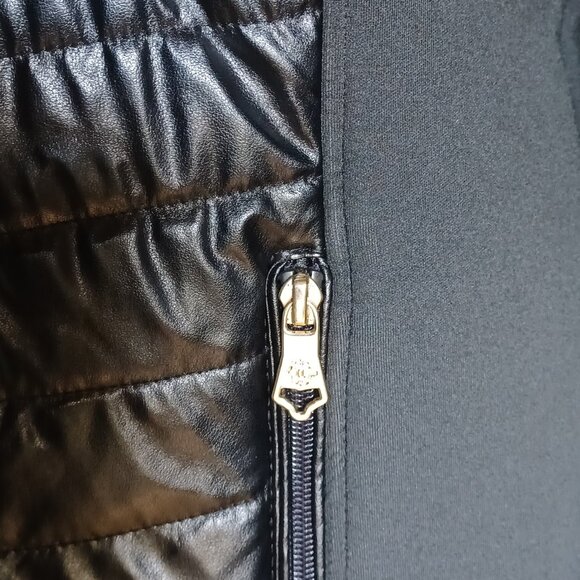 Nanette Lepore Black Puff Jacket size Large - Picture 5 of 7